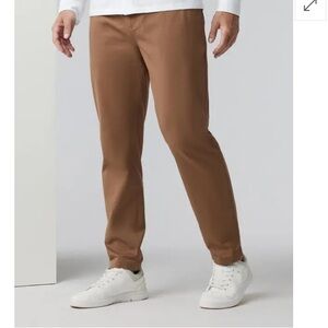 Vuori Men's All Ways Elastic waist pants size XL brown athletic casual cotton